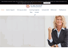 Tablet Screenshot of galileo-institut.de